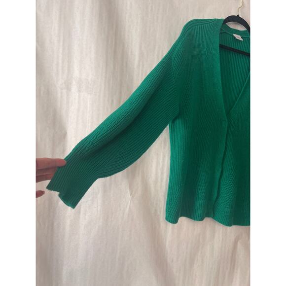 CABi Lucky Kelly Green LS Snap Close Size Large Women’s Cardigan - Picture 7 of 7